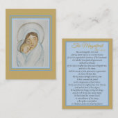 Magnificat Holy Card – Mary’s Mantle Collection ノートカード (正面/裏面)
