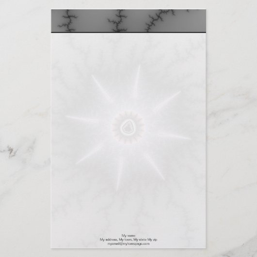 Magnificent – フラクタル 便箋 (正面)