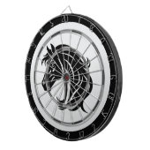 Magnificent Black Horse Head Regulation Board    ダーツボード (正面右)