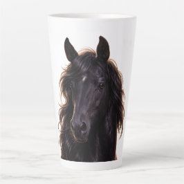 Magnificent Black Stallion カフェラテマグ