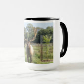 Magnificent Bull Elk Photo on 15oz combo mug マグカップ (正面右)