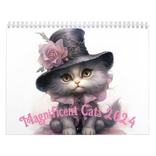 Magnificent Cats Calendar 2024 カレンダー (カバー)
