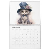 Magnificent Cats Calendar 2024 カレンダー (1月 2026)