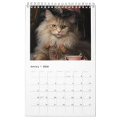 Magnificent Cats Wall Calendar 2024 カレンダー (1月 2026)