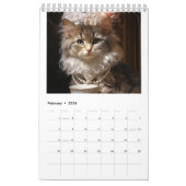 Magnificent Cats Wall Calendar 2024 カレンダー (2月 2026)