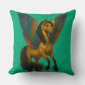 Magnificent Horse With Spectacular Wings クッション (正面)