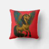 Magnificent Horse With Spectacular Wings クッション (裏面)