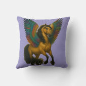 Magnificent Horse With Spectacular Wings クッション (裏面)