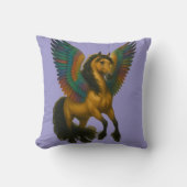 Magnificent Horse With Spectacular Wings クッション (正面)