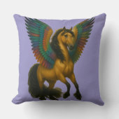 Magnificent Horse With Spectacular Wings クッション (正面)