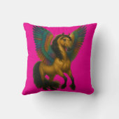 Magnificent Horse With Spectacular Wings クッション (裏面)