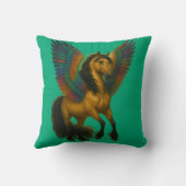 Magnificent Horse With Spectacular Wings クッション (裏面)