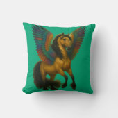 Magnificent Horse With Spectacular Wings クッション (正面)