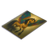 Magnificent Horse With Spectacular Wings ノートブック (左側)