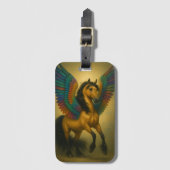 Magnificent Horse With Spectacular Wings ラゲッジタグ (正面縦)