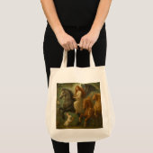 Magnificent Horses and Angel Tote Bag トートバッグ (正面(商品))