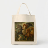 Magnificent Horses and Angel Tote Bag トートバッグ (正面)