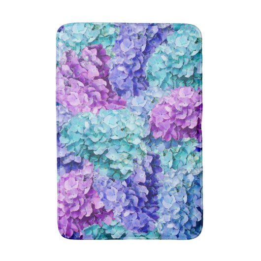 Magnificent hydrangea blossoms    バスマット (正面縦)