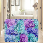 Magnificent hydrangea blossoms    バスマット<br><div class="desc">Magnificent hydrangea blossoms combined into a lush,  floral pattern. For all flower lovers! Designed by Marions Artwork. 
You can customize the design or transfer it to another product! Change the size,  add text and much more!</div>