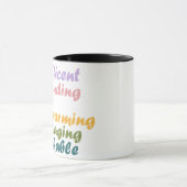 Magnificent Mother Acrostic Quote-best gift- マグカップ (中央)