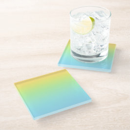 Magnificent Pastel Rainbow Wedding ガラスコースター