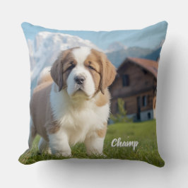 Magnificent St. Bernard Personalized クッション