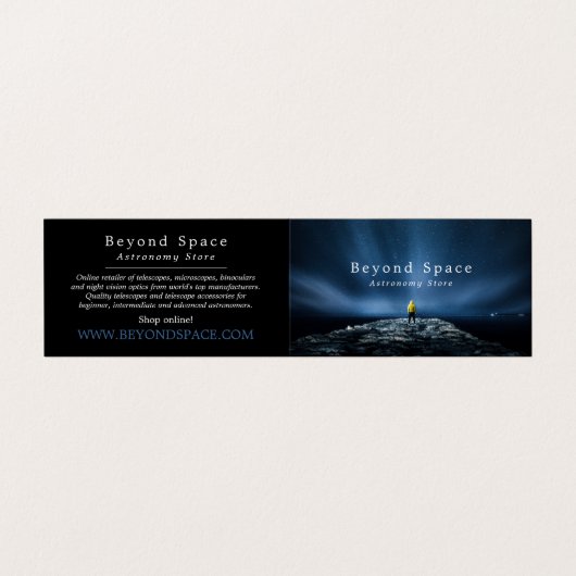 Magnificent Stargazer, Astamorer, Astronomy Store 名刺 (外部フラット)