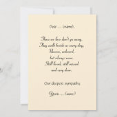 Magnificent weeping willow by a pond, unique  カード (裏面)