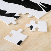 Magnificent White Tiger | Big Cats ジグソーパズル (側面)