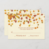 Magnifient秋対応カード 招待状 (正面/裏面)