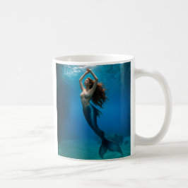 Magnifique sirène en plongée コーヒーマグカップ