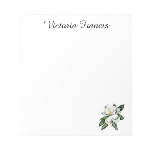 Magnoliaに関する注意事項 ノートパッド (正面)