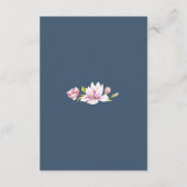 Magnoliaエレガントフローラ結婚情報カード エンクロージャーカード (裏面)