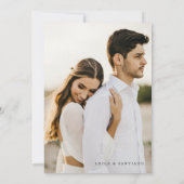 Magnoliaエレガント写真Save the Date (裏面)