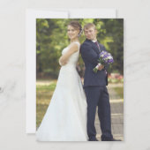 Magnoliaエレガント Photoモダンの結婚例 招待状 (裏面)