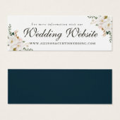 Magnoliaフローラ結婚のWebサイトカード (正面&裏面)