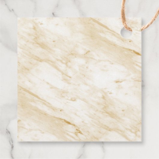 Magnoliaフローラ金ゴールドサークル写真Save the Date フェイバータグ (裏面)