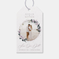 Magnoliaフローラ&マウヴサークル写真Save The Date