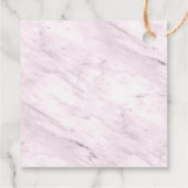 Magnoliaフローラ&マウヴサークル写真Save The Date フェイバータグ (裏面)