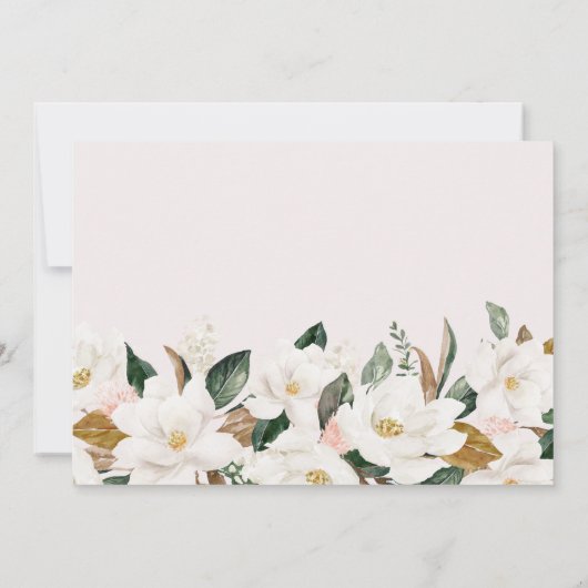 magnolia赤面フローラ写真の保存日付 セーブザデート (裏面)