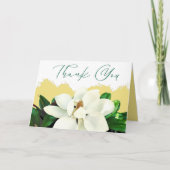Magnolia開花5" x 7" サンキューカード (正面)