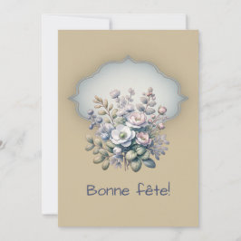 Magnolia apaisant, carte de voeux simple カード