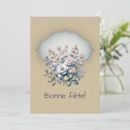 Magnolia apaisant, carte de voeux simple カード