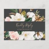 Magnolia Black Song Request RSVPポストカード インビテーションポストカード (正面)