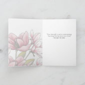 Magnolia Blossom Encouragement Card カード (内部)