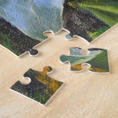 Magnolia Blossom Oil Painting of Nature’s Harmony ジグソーパズル (側面)