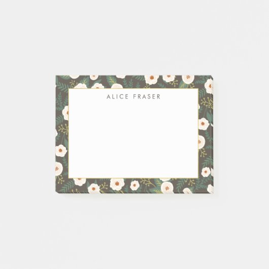 Magnolia Blossoms Personalized ポストイット (正面)