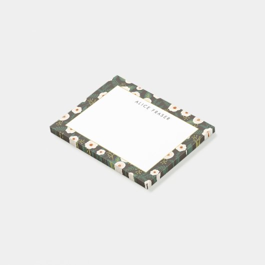 Magnolia Blossoms Personalized ポストイット (アングル)