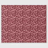 Magnolia Branches：咲くヴィンテージイラストレーション。 ラッピングペーパー (フラット)