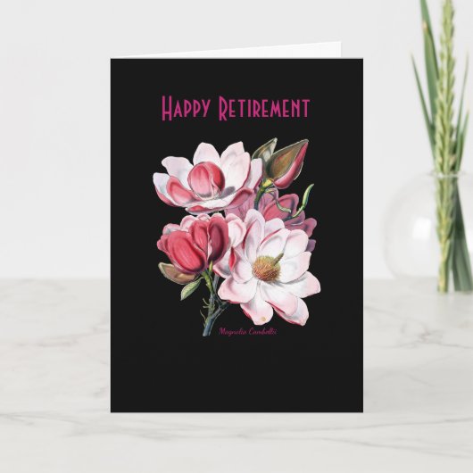 Magnolia Campbelli by Pierre Joseph Redoute カード (正面)